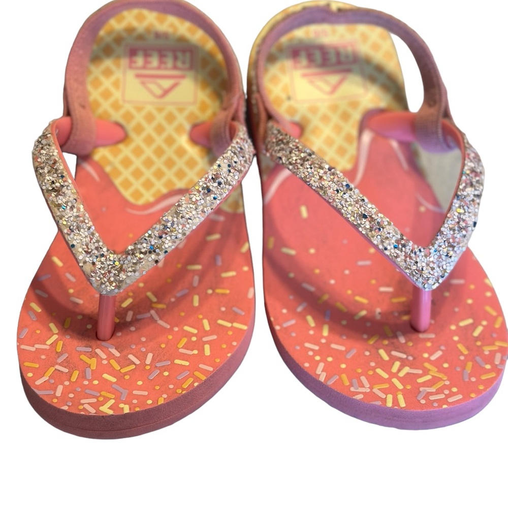 Reef kids - Baby Stargazer Print - Ice Cream Sling Back Size 5/6